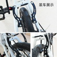 Bicycle V-Brake Caliper Set for Mountain Bikes and Folding Bikes, Universal Replacement Parts