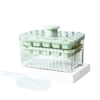 Ice Cube Tray with Lid and Bin, Food-Grade Silicone Ice Mold for Freezer, Easy Release Ice Maker