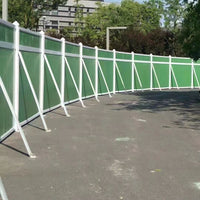 Temporary Construction Site Hoarding Fence Panel with Steel Frame