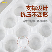 Disposable PET Dumpling and Mini Bun Takeaway Containers with Lids