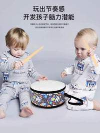 Musicube Kids' 8-inch Snare/Bass Drum Percussion Toy for Early Education and Sensory Training