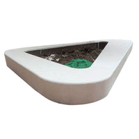 UHPC Terrazzo Concrete Outdoor Stool Prefabricated Art Concrete Bench