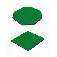 Golf Hitting Mat with 3D Slope for Swing Practice, Square/Octagonal