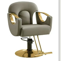 Modern Hydraulic Reclining Salon Chair for Hair Stylists and Barbers