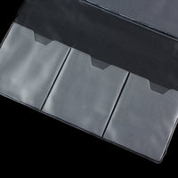 TNA5 Creative PVC Frosted Plastic Card Holder Zipper Pouch for Loose-Leaf Notebooks