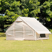 Inflatable Pop-Up Camping Tent with Awning for 4 People, Waterproof Portable Luxury Travel Tent