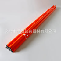 Agility Pole Slalom Pole Soccer Training Equipment, Red & White Telescopic Pole for Football Drills