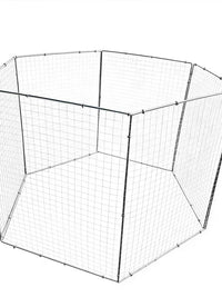 Galvanized Rust-Proof Foldable Poultry Fence Outdoor Farm Enclosure