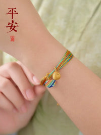 Dragon Boat Festival Woven Bracelet for Adults and Kids, Adjustable Colorful Good Luck Charm
