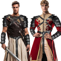 Medieval Knight Renaissance Viking Costume Accessories Halloween Cosplay Set