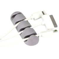 Cable Organizer Clips for Desk, Self-Adhesive Cord Management Holder for USB Cables, Earphone Wires, Charger Cords