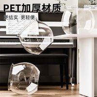 Round Desktop Fish Tank for Goldfish and Betta Fish, Ecological Aquascape Aquarium
