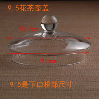 High Borosilicate Glass Lid for Teapots, Health Pots, and Water Cups - Heat Resistant