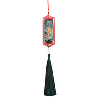 Dragon Boat Festival Sachet Car Hanging Ornament with Blessing and Good Fortune