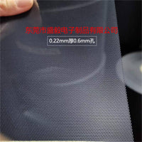 Perforated PVC Mesh Roll, 0.22mm Thick, 0.6mm Hole, 300mm Wide