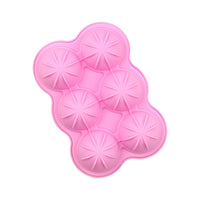 6-Hole Silicone Ice Ball Mold for Whiskey and Cocktails, Spherical Ice Cube Tray