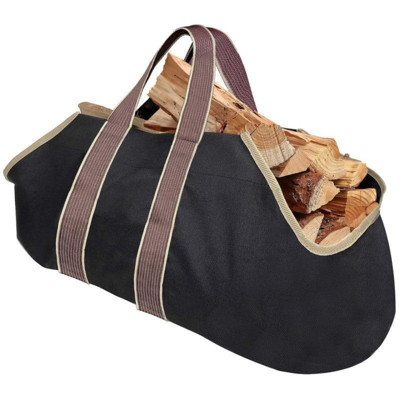 Waterproof Firewood Log Carrier Bag, Large Capacity Portable Camping Tote