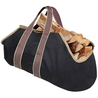 Waterproof Firewood Log Carrier Bag, Large Capacity Portable Camping Tote