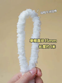 10-Pack Extra Thick Chenille Stems 20mm for DIY Crafts
