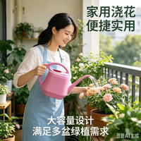 Long Spout Watering Can, 4L Large Capacity, Thickened Plastic for Indoor Outdoor Plants