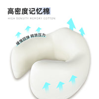 Memory Foam U-Shaped Neck Pillow for Travel and Support