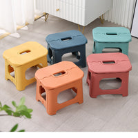 Portable Folding Stool for Outdoor Activities, Fishing, Camping, and Home Use - Lightweight Plastic Chair for Kids and Adults