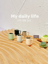 Miniature Coffee Pitcher Model for OB11 Dollhouse Accessories