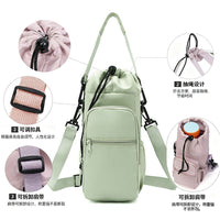 Insulated Water Bottle Carrier Bag with Magnetic Closure and Shoulder Strap