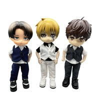 OB11 YMY BJD Doll Suit Set with Vest and Trench Coat