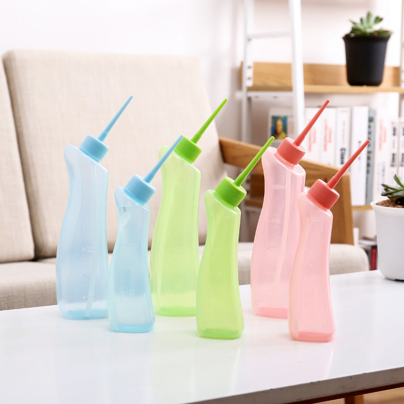 Succulent Plant Watering Bottle with Curved Spout, Squeeze Type