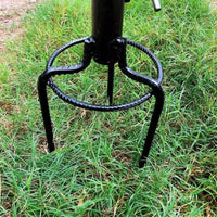 Universal Beach Umbrella Ground Spike Stand for Fishing and Stalls, Reinforced Steel