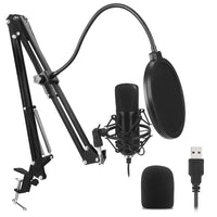 USB Condenser Gaming Microphone Kit for PC, 192K/48K Sample Rate, Live Streaming