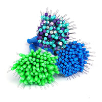 100pcs High Concentricity Cylindrical Silicone Fishing Space Beans