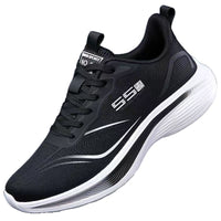Men's Breathable Mesh Casual Sport Shoes Lightweight Running Sneakers with Soft Non-Slip Shock-Absorbing Sole