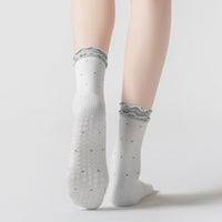 Non-Slip Yoga Pilates Socks with Silicone Grips for Women