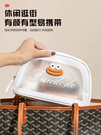Transparent Cosmetic Bag Waterproof Large Capacity Portable Travel Makeup Organizer