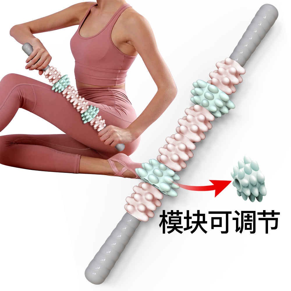 Adjustable Muscle Massage Roller Stick for Yoga and Fitness Recovery