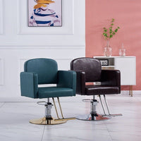 Professional Hydraulic Reclining Barber Chair for Salon Hair Styling and Cutting