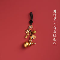 New Chinese Style Gourd Car Ornament Keychain for Bags