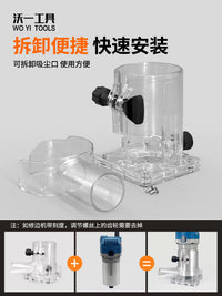 Woodworking Trimmer Dust Shroud Router Base Cover