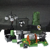 Miniature Barricade Net Building Block Accessories for Game Scene DIY
