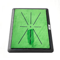 Golf Swing Detection Mat with Trajectory Velvet Surface and Rubber Base