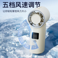 Mini Handheld Portable Fan with Quiet Operation and Long-Lasting Battery for Desk, Office, and Dorm