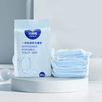 Jialiya Disposable Waterproof Toilet Seat Covers for Travel, Hotel, and Maternity Use, Portable Adhesive Toilet Seat Paper
