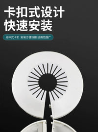 Universal Decorative Pipe Hole Cover for Faucets, AC, Heating, Gas, and Drain Pipes