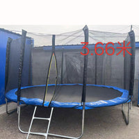 Kids Trampoline with Handrail for Sensory Training and Exercise, Foldable Mini Bouncer