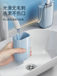 Portable Travel Wash Kit with Toothbrush Holder and Mouthwash Cup