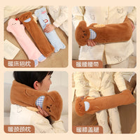 Long Hot Water Bottle for Neck and Body, Explosion-Proof Thickened Design, 1350ML