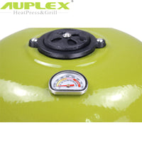 12-inch Portable Ceramic Charcoal BBQ Grill for Outdoor and Home Use