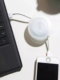 Portable Cable Organizer Box for Earphones and Data Cables, Anti-Tangle Winder